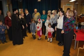 Vizită arhierească la pensionarii români din Stockholm