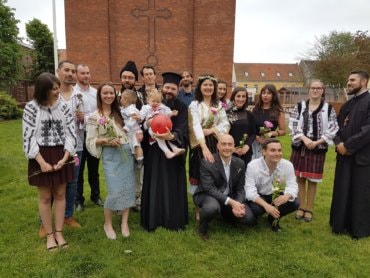 Parintele Episcop Macarie Dragoi in perioada 29-30 mai 2017 in vizită misionară la românii din nordul Danemarcei. Bucuros de întâlnirea cu tinerii și de lucrul în parohii.