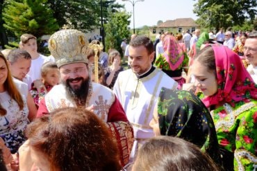 La chemarea frățească a PS Părinte Episcop Iustin Hodea al Maramureșului și Sătmarului, PS Părinte Episcop Macarie Drăgoi al Europei de Nord a săvârșit Sfânta Liturghie de Praznicul Adormirii Maicii Domnului la Mănăstirea Bixad, județul Satu-Mare, 15 august 2017