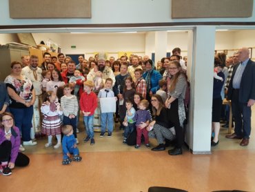 Preasfințitul Părinte Episcop Macarie Drăgoi la românii din orașul norvegian Ålesund în Duminica de după Înălțarea Sfintei Cruci