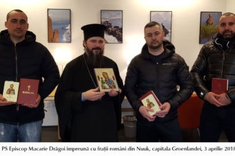 Episcopul Macarie Drăgoi în vizită la românii din Groenlanda:  „Să-i cercetăm cu dragoste pe frații noștri, chiar dacă, pentru aceasta am fi nevoiți să mergem până la capătul lumii!”