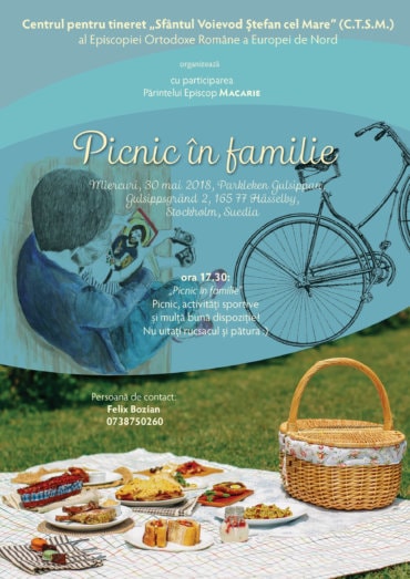 „Picnic în familie” în Stockholm, miercuri, 30 mai 2018
