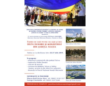 Episcopia Europei de Nord organizează o tabără de vară pentru cei mari și cei mici, în Dobrogea și Delta Dunării