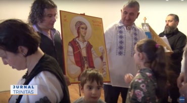 Sfânta Filofteia, ocrotitoarea parohiei românești din Bergen (video)