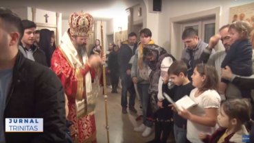 Liturghia Darurilor înainte sfințite, în Paraclisul Centrului Episcopal din Stockholm