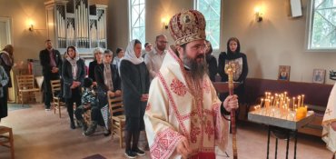 Liturghie arhierească în Parohia Vaxjo (preluare TRINITAS TV)