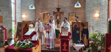 PS Părinte Episcop Macarie: „Amprenta Crucii nu poate fi ștearsă din ADN-ul cosmosului!”, Praznicul Înălțării Sfintei Cruci, Stockholm, 14 septembrie 2020