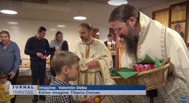 Slujire arhierească în Parohia „Schimbarea la Față” din Odense (preluare TRINITAS.TV)