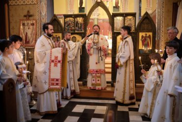 Binecuvântare arhierească pentru credincioșii români din Copenhaga (preluare TRINITAS.TV)
