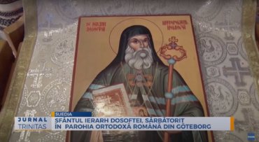 Sfântul Ierarh Dosoftei, sărbătorit în Parohia Ortodoxă Română din Göteborg (preluare TRINITAS.TV)