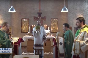 Hramul Parohiei românești „Sfântul Ioan Botezătorul” din Stockholm (preluare TRINITAS.TV)