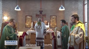 Hramul Parohiei românești „Sfântul Ioan Botezătorul” din Stockholm (preluare TRINITAS.TV)