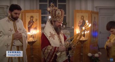 Liturghie arhierească în prima zi a noului an, în Parohia Românească din Uppsala