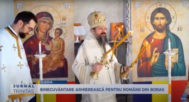 Binecuvântare arhierească pentru românii din Borås (preluare TRINITAS.TV)