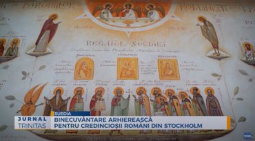 Binecuvântare arhierească pentru credincioșii români din Stockholm (preluare TRINITAS.TV)