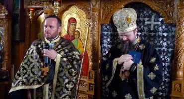 Cuvântul de mulțumire al Protopopului Cristian Dragoș cu prilejul săvârșirii Liturghiei Darurilor de către Preasfințitul Părinte Episcop Macarie Drăgoi al Europei de Nord în satul său natal Spermezeu, jud. Bistrița-Năsăud, miercuri, 14 aprilie 2021