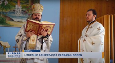 Liturghie Arhierească în orașul Boden din Suedia (preluare TRINITAS.TV)