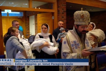 Slujire arhierească în Parohia românească „Învierea Domnului” din Oslo (preluare TRINITAS.TV)