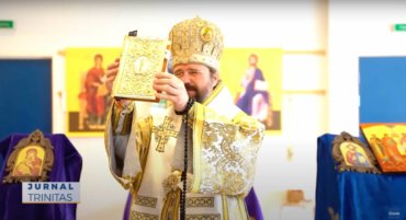 Slujire arhierească în parohia românească din Alesund (preluare TRINITAS.TV)