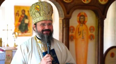 Episcopul Macarie despre Sfântul Cuvios Sisoe cel Mare sărbătorit astăzi: „Să îl rugăm pe Sfântul Sisoe ca să ne izbăvească Domnul de durerea pierderii harului și a milei!”, Paraclisul Centrului Episcopal din Stockholm, 6 iulie 2021