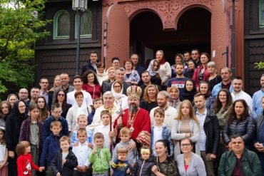 Preasfințitul Părinte Episcop Macarie Drăgoi al Episcopiei Europei de Nord în slujire euharistică la Göteborg în Regatul Suediei de praznicul Tăierii Capului Sfântului Ioan Botezătorul, duminică, 29 august 2021