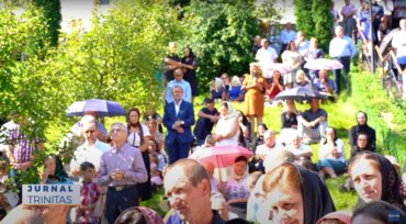 Liturghie arhierească la Mănăstirea Rebra-Parva (preluare TRINITAS.TV)