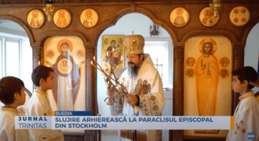 Slujire arhierească la Paraclisul Episcopal din Stockholm (preluare TRINITAS.TV)