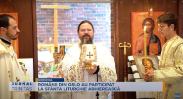 Românii din Oslo au participat la Sfânta Liturghie arhierească (preluare TRINITAS.TV)
