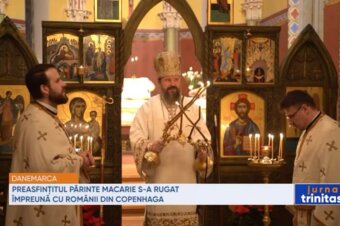 Preasfințitul Părinte Macarie s-a rugat împreună cu românii din Copenhaga