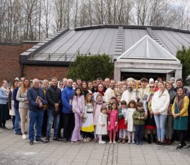 Liturghie arhierească în Sâmbăta Săptămânii Luminate în Oslo
