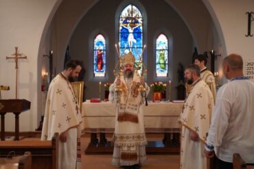 Episcopul Macarie: „Să lucrăm  mântuirea și sfințenia întru buna mireasmă a curăției și a bunei-cuviințe!” Cuvânt la prăznuirea Sfintelor Cuvioase Pelaghia din Antiohia și Taisia din Alexandria care mai înainte au fost desfrânate, sâmbătă, 8 octombrie 2022, Insula Bornholm, Regatul Danemarcei
