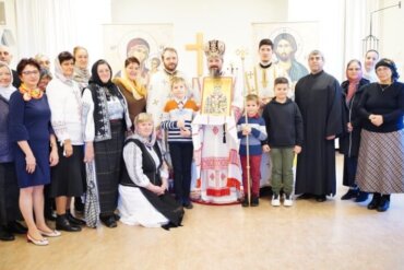 Sărbătoarea Sfântului Ierarh Nectarie de la Eghina, în comunitatea euharistică din Trollhättan, Regatul Suediei