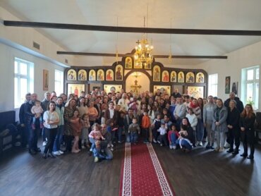 Liturghie arhierească în Bergen, Norvegia