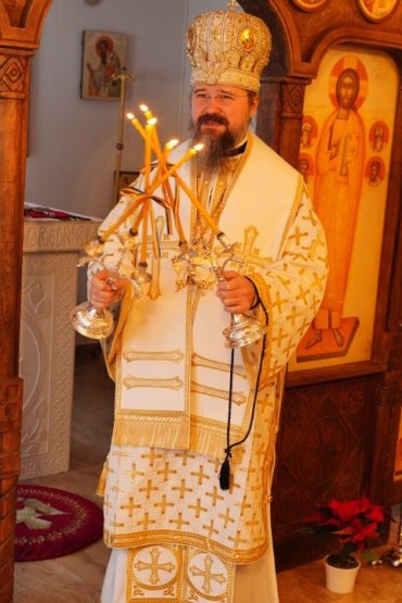 Episcopul Macarie:”Sfântul Spiridon un mare ierarh al darurilor și milei cerești!”, luni, 12 decembrie 2022, Paraclisul Centrului Episcopal din Stockholm