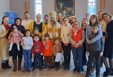 Liturghie Arhierească și Parastas în Førde, Regatul Norvegiei