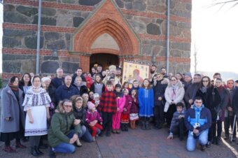 Credincioșii din nord-vestul provinciei suedeze Skåne au cinstit Icoana Maicii Domnului „Glasul Curatei Bucurii” împreună cu ierarhul lor