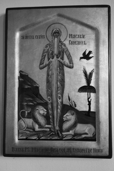 Episcopul Macarie:”Raiul se dobândește împreună cu aproapele nostru!” Cuvânt la prăznuirea Sfântului Cuvios Macarie Romanul și la cinstirea Icoanei Maicii Domnului „Împărăteasa Milostivă pe Tron” din Mănăstirea Ikast, Regatul Danemarcei, 23 octombrie 2023