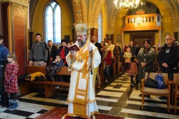 Episcopul Macarie: „Să protejăm copilul nostru lăuntric!”, Sărbătoarea Sfântului Cuvios Nicodim de la Tismana, 26 decembrie 2023, Copenhaga, Regatul Danemarcei